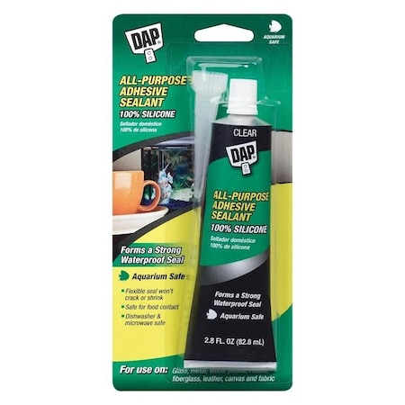 AdhesiveSealant, Clear, 28 Oz Tube